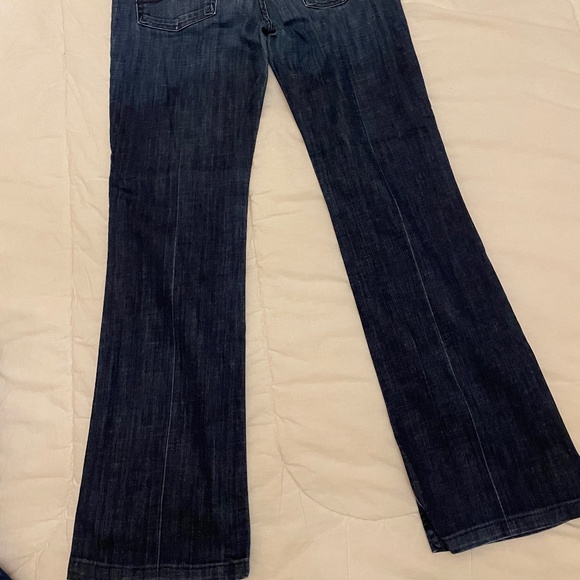 7 For All Mankind "High Waist Bootcut" (mid rise) Size 30 Great Condition! - Picture 6 of 13